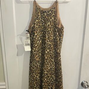 Leopard Print Maxi Dress